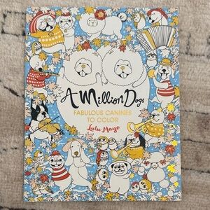 A Million Dogs Coloring Book by Lulu Mayo
